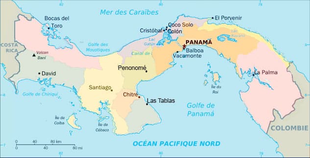 Carte de Panama